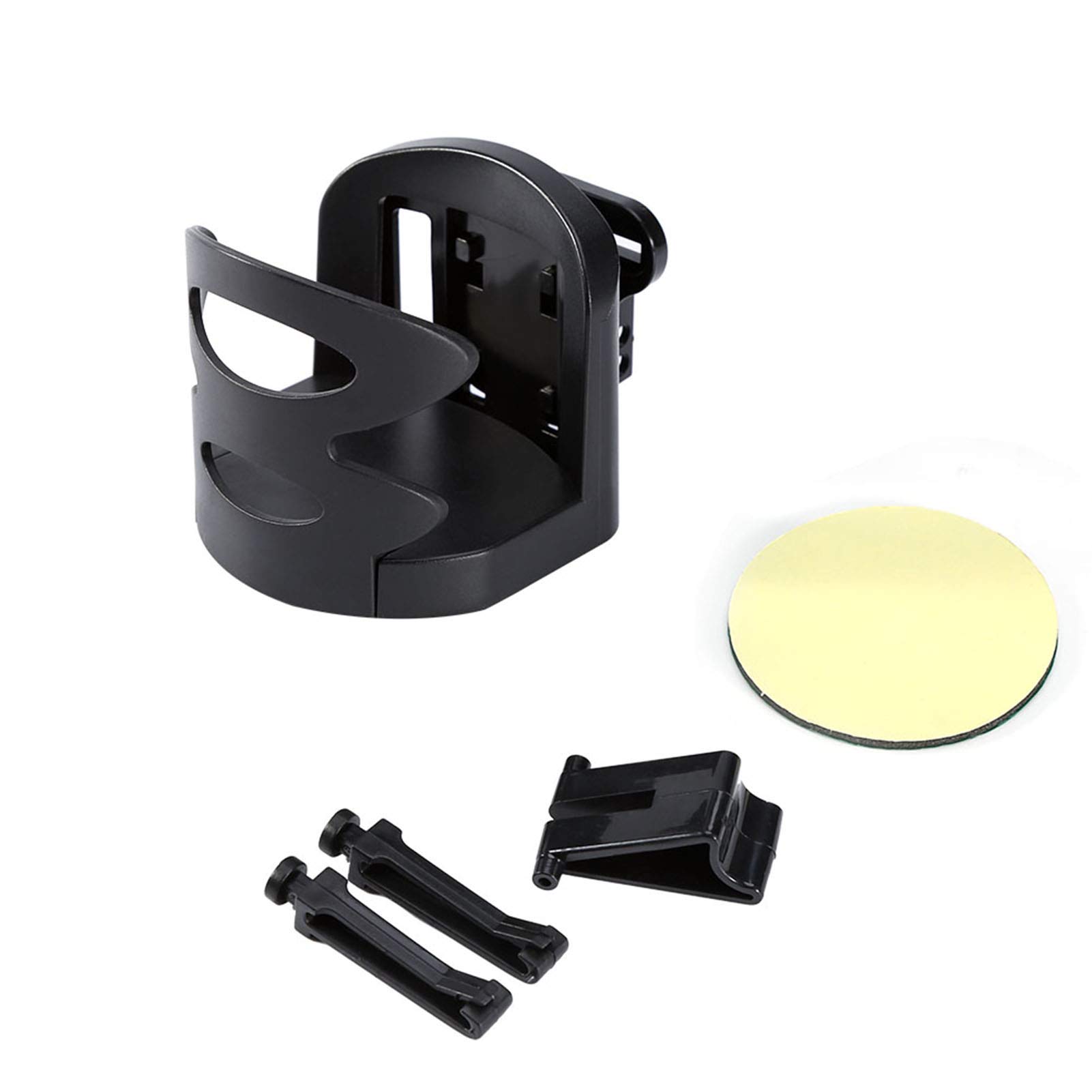 Car Cup Organizer,ABS Adjustable Auto Car Vehicle Air Vent Outlet Beverage Cup Drink Bottle Holder Stand Mount Clip-o Black