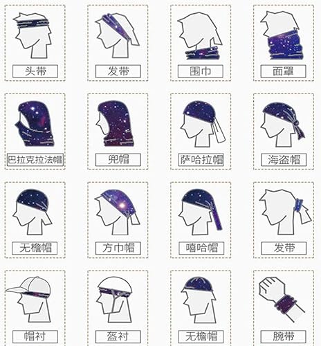 Miniatura 3 de YEKEYI - Funda protectora para la cara de verano, protección UV, bufanda para la cara, cuello, polaina, pañuelo mágico, protector solar,