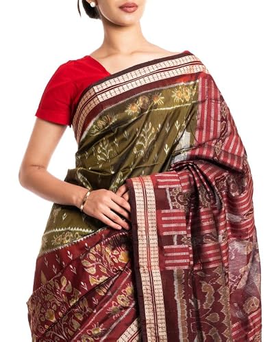 COTTONSILK & KHANDUAPATA sambalpuri silk saree – image 5