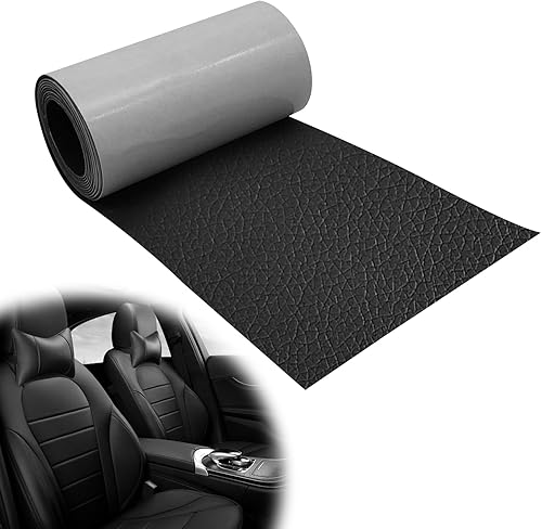 Parche autoadhesivo de reparación de cuero, cinta de reparación de cuero para muebles, 4 x 63 pulgadas, excelente adhesión, parche de reparación de