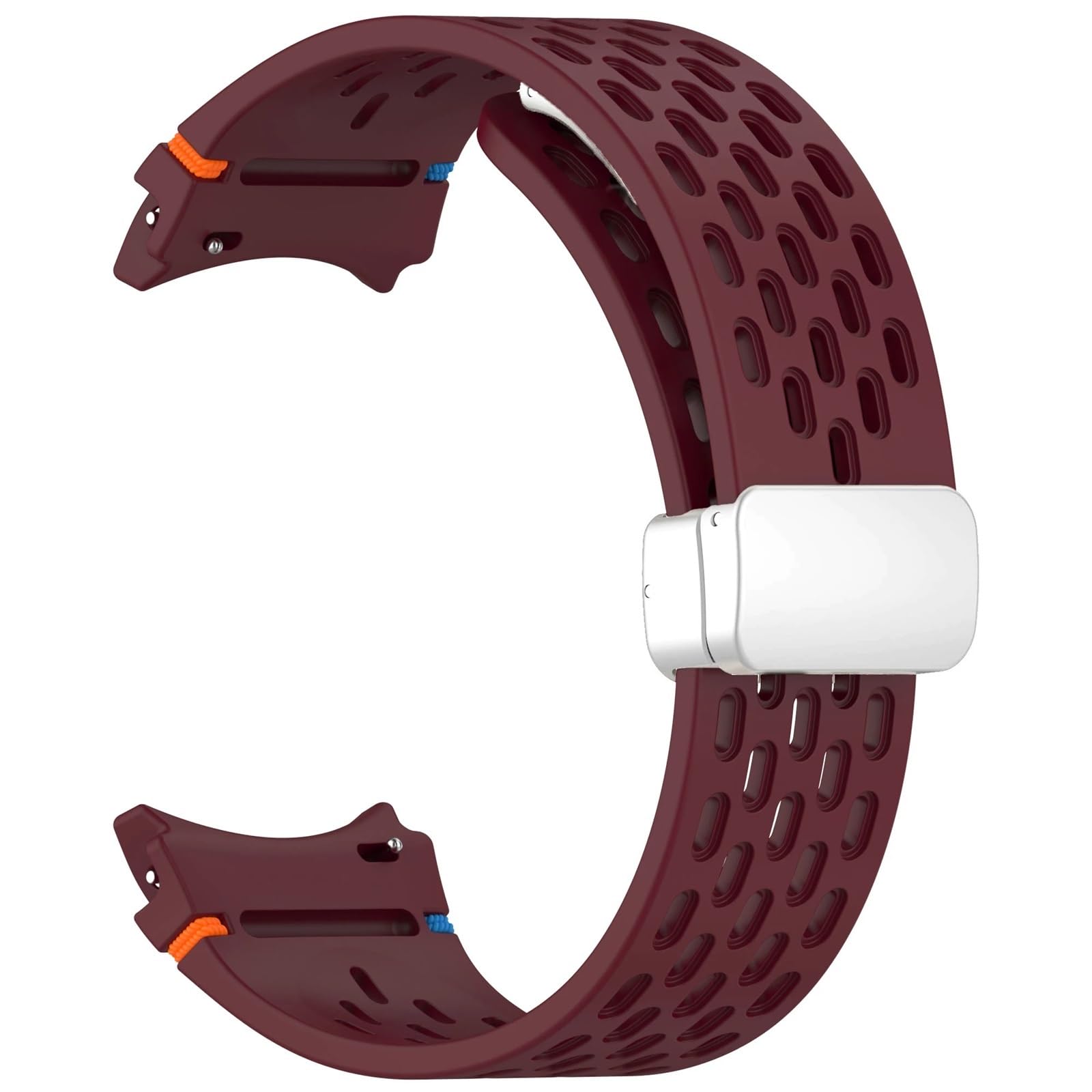 Correa de 20 mm para reloj 4, 5, Pro, 6, 7, 7LTE de 44 mm, 40 mm, correa clásica de silicona sin huecos