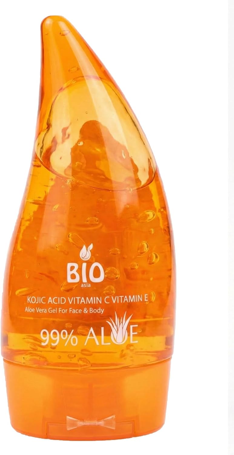 Bio Asia Aloe Vera Kojic Acid Vitamin C & E Gel 120ml