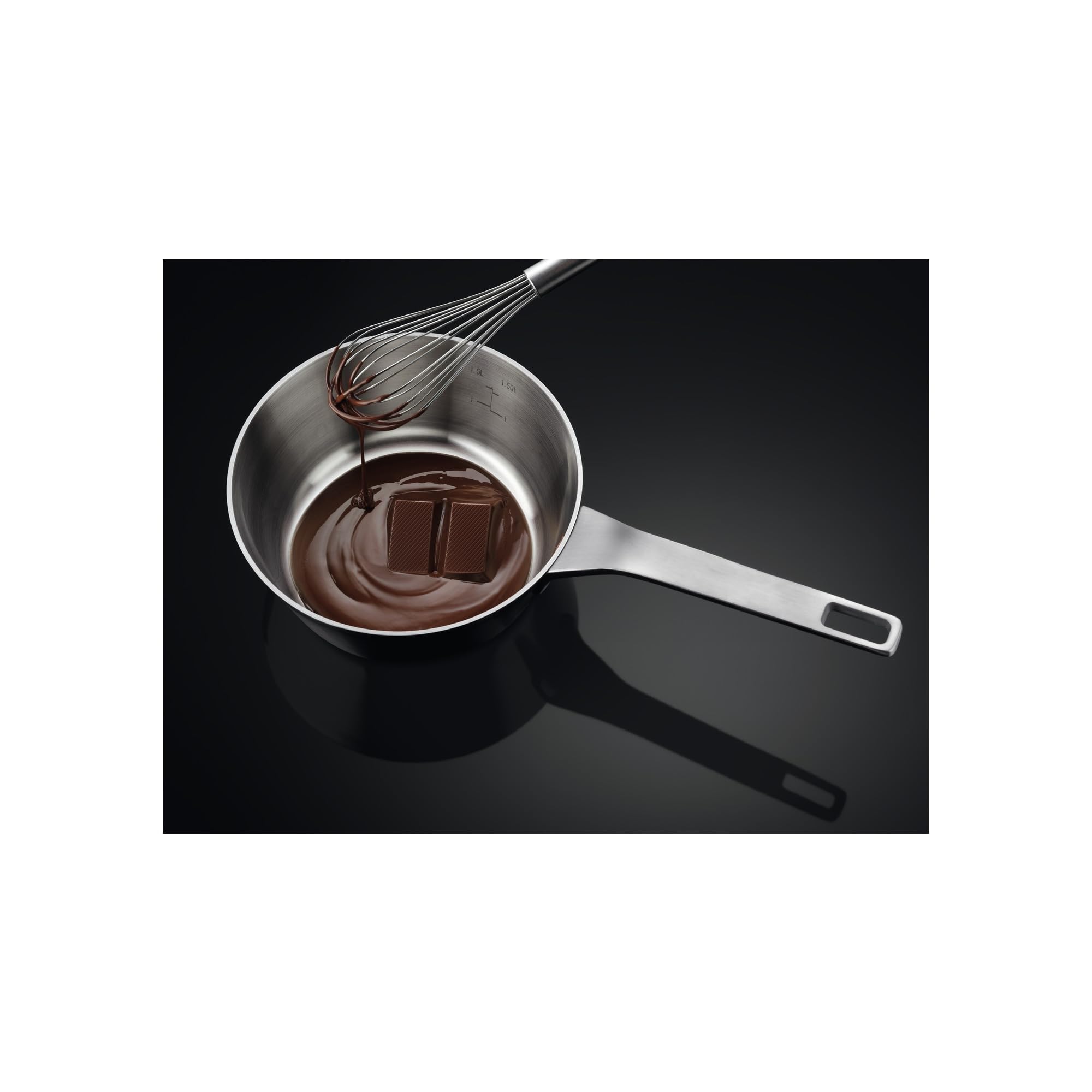 AEG TN63IP0BFB Placa de Inducción, 60 cm, 3 Zonas de Cocción, Sistema Hob2Hood, Función PowerBoost y Pausa, Controles Deslizantes Independientes, Temporizador Individual, Doble Biselado, Negro