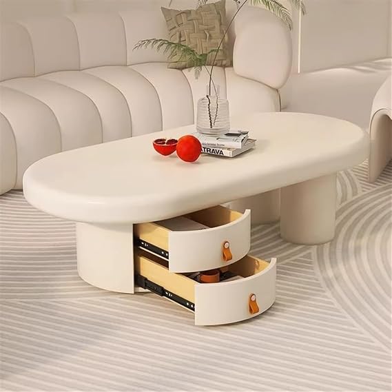 Modern Luxury Coffee Table with Drawer Modern Minimalist Design for Small Living Rooms, High-End Sofa Side Table Simple