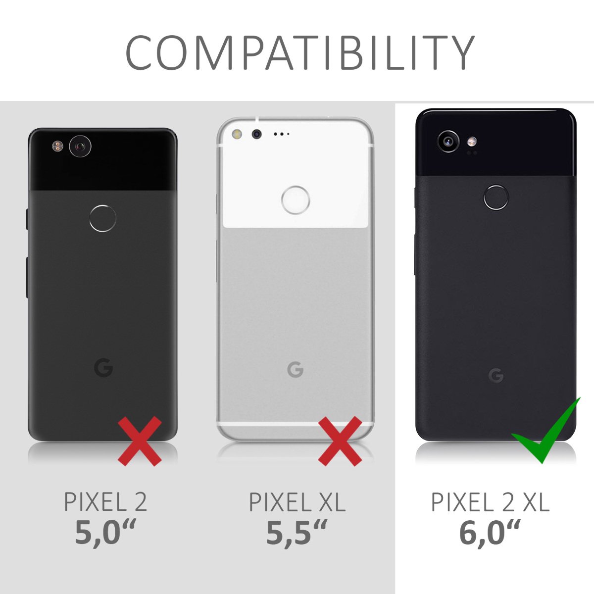 Coque En Silicone Compatible Avec Google Pixel 2 Étui