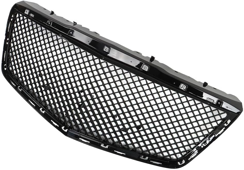 Black Gloss Black Mesh Front Bumper Grille for Cadillac CTS Sedan 2014-2019 -... Transform your sedans front-end style and boost engine cooling with our **Front Upper Bumper Grille**a premium Gloss Black, Mesh-style Replacement For Grille Assembly exclusively designed for 2014-2019 Cadillac CTS Sedan models. This durable Plastic grille blends sleek aesthetics with practical.. Gloss Black Mesh Front Bumper Grille for Cadillac CTS Sedan 2014-2019 -...
