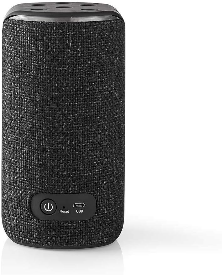 Rear panel ports of Nedis Smart Wi-Fi Speaker