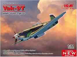 ICM 1/48 ソ連 ソビエト 戦闘機　Yak-9 Yak-9T Yak-7V ICM | Yak-9T, WWII Soviet fighter | Step by step instruction