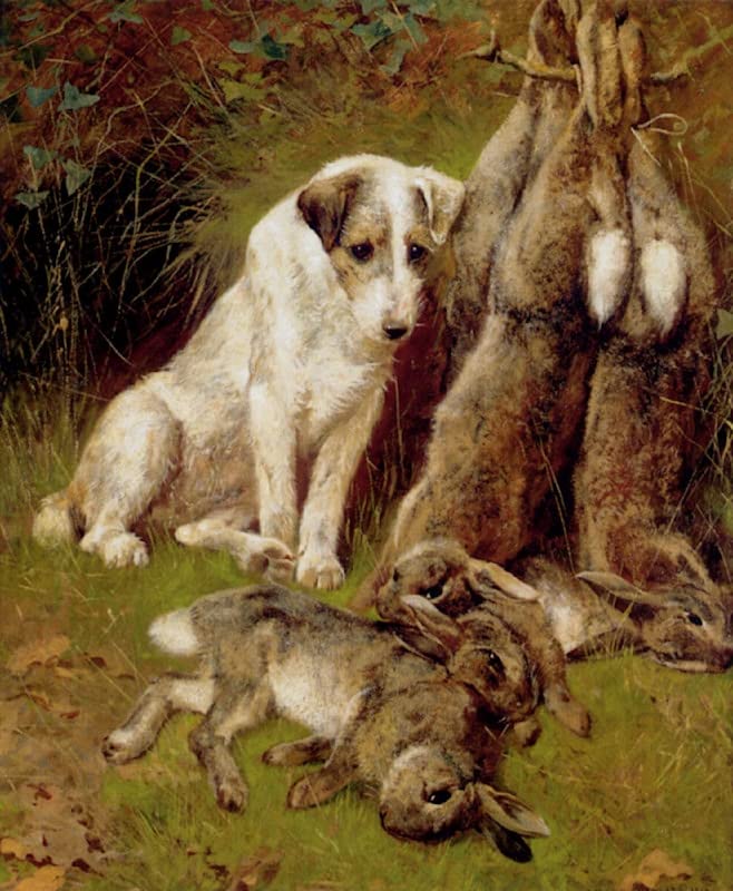 Pintura sobre lienzo premium de Arthur Wardle, una fiel reproducción artística de 60x90cm