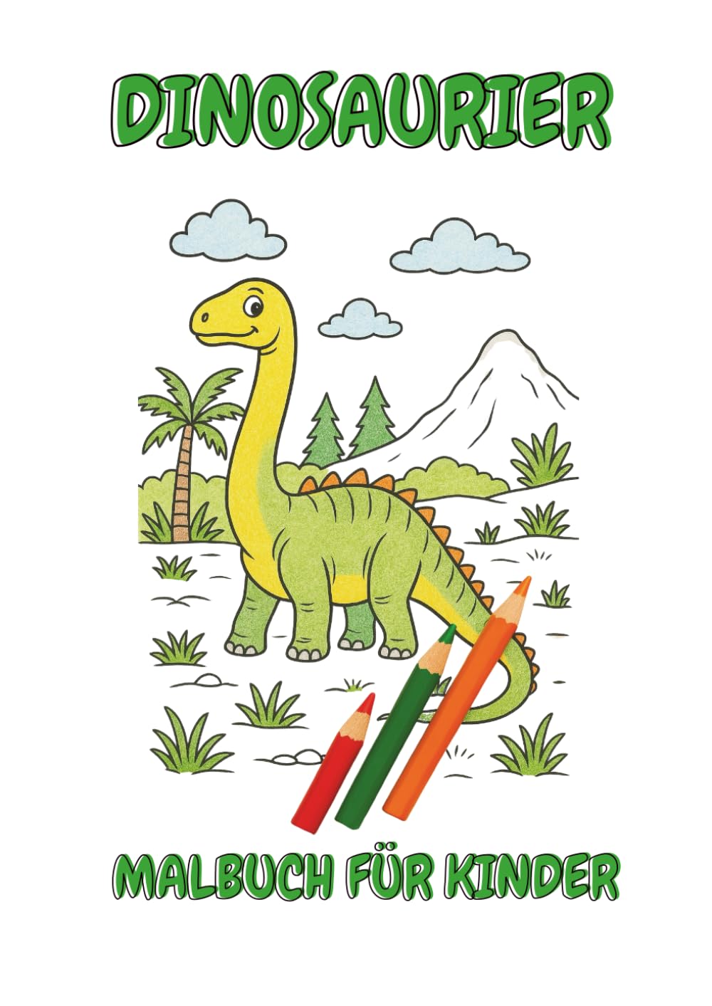 Dinosaurier Malbuch