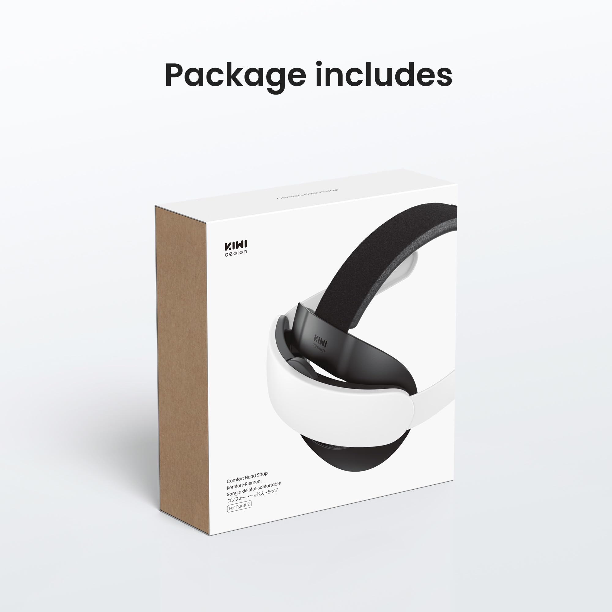 KIWI design Komfort Head Strap Kompatibel mit Meta Quest 2