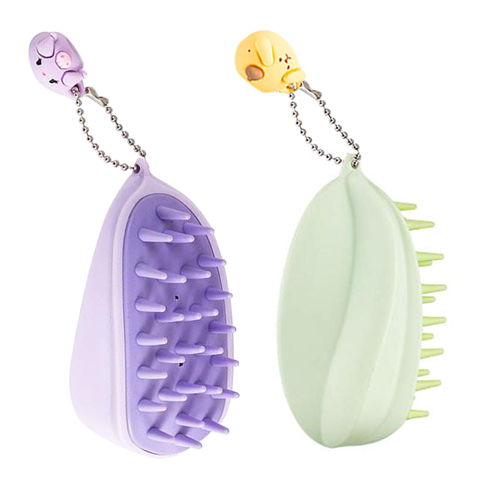 Cepillo exfoliante de cuero cabelludo para eliminación de caspa, masajeador de cuero cabelludo para el crecimiento del cabello, cepillo de cabello seco y húmedo para el cuidado del cuero cabelludo de