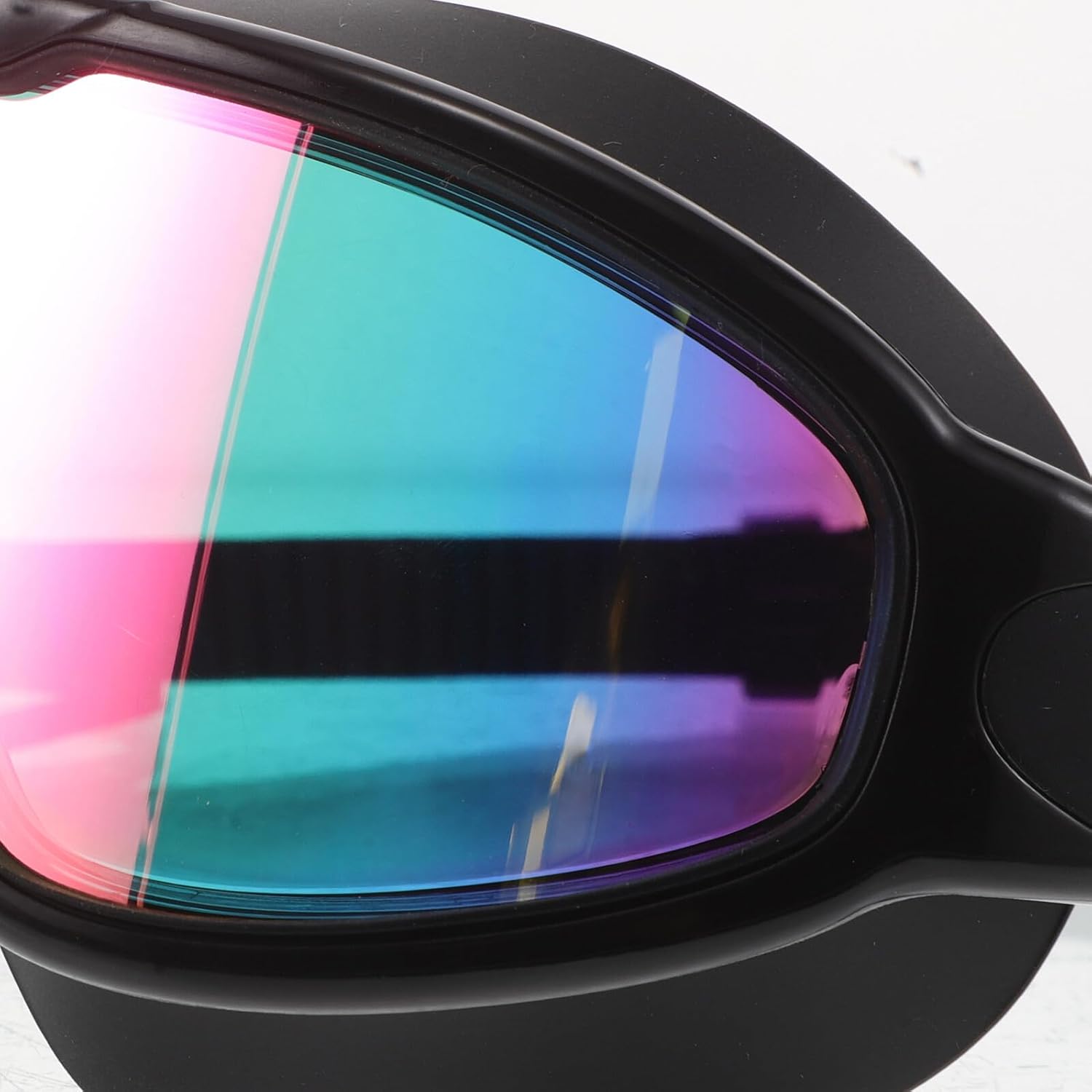 KICHOUSE Wide View Swim Goggles Anti Fog Waterproof Adult Swimming Eyewear No Leakage UV Protection for Men Women Pool and Diving