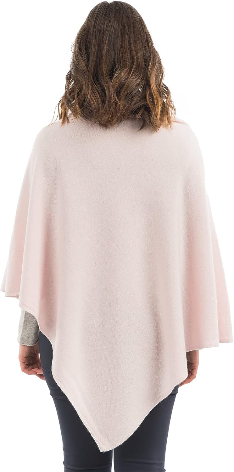 Dalle Piane Cashmere - Poncho in a Blend of Wool, Rayon, Nylon and Cashmere - Made in Italy - Image 3