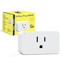 Vista 1 de Minoston Enchufe Z-Wave, enchufe inteligente 800, extensor de rango de repetidor integrado, rango LR de 1300 pies, requiere concentrador Z-Wave