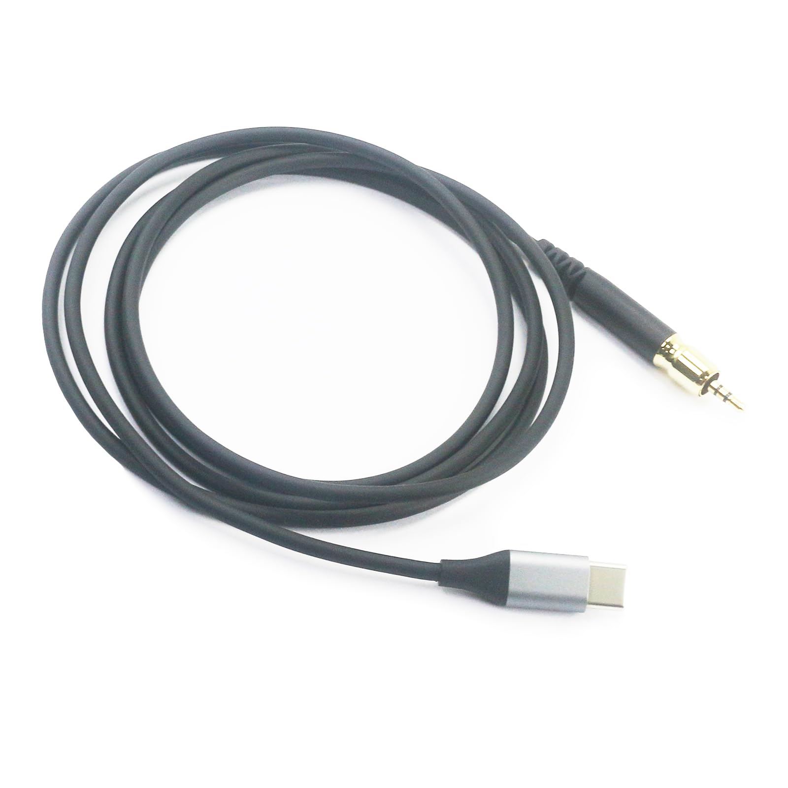 Cable De Repuesto Para Auriculares Sennheiser Game One/GSP - 2 Metros, Nailon Trenzado, Con Refuerzo En Resorte