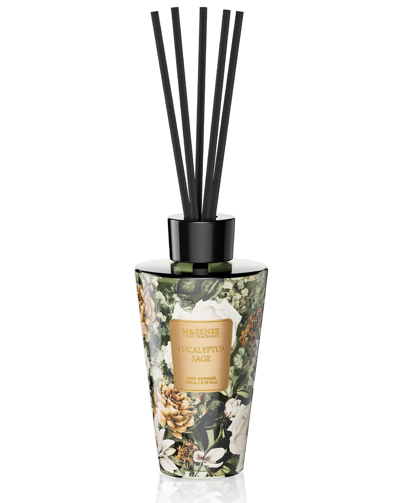 Eucalyptus Sage Reed Diffuser Set - 8.79fl oz Home Fragrance Non-Toxic Natural Essential Oil Diffuser with Sticks, Air Freshner Gifts for Home Fragrance Decor