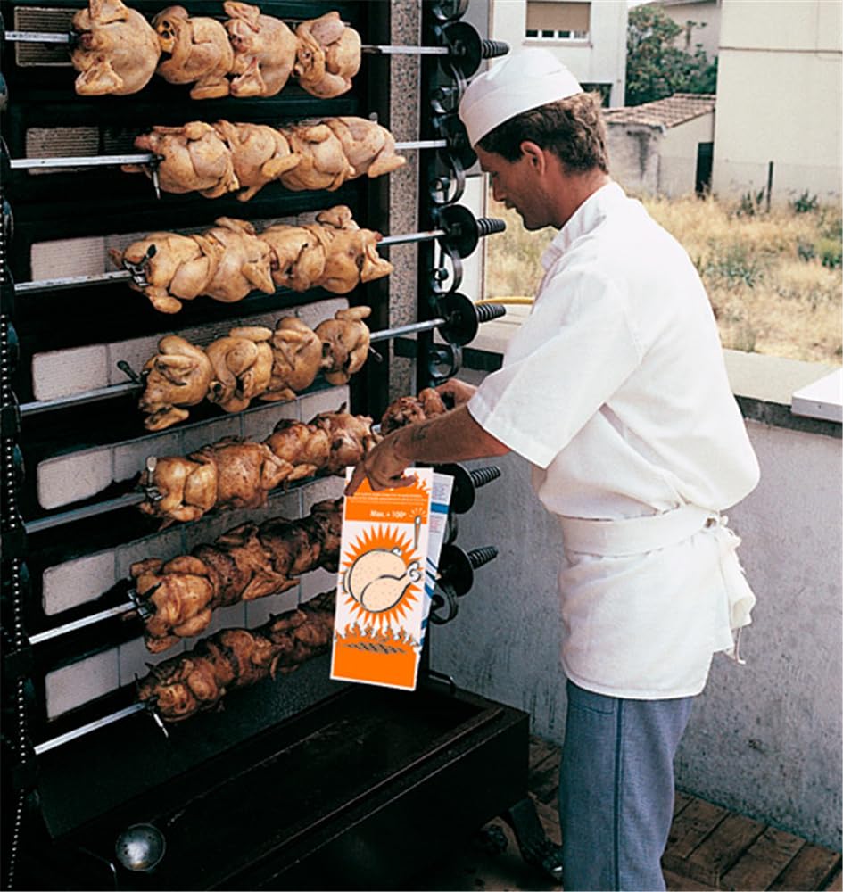 García de pou Sac Pour 1 Poulet 18+7X35 Cm Blanc Papier - 500 unités