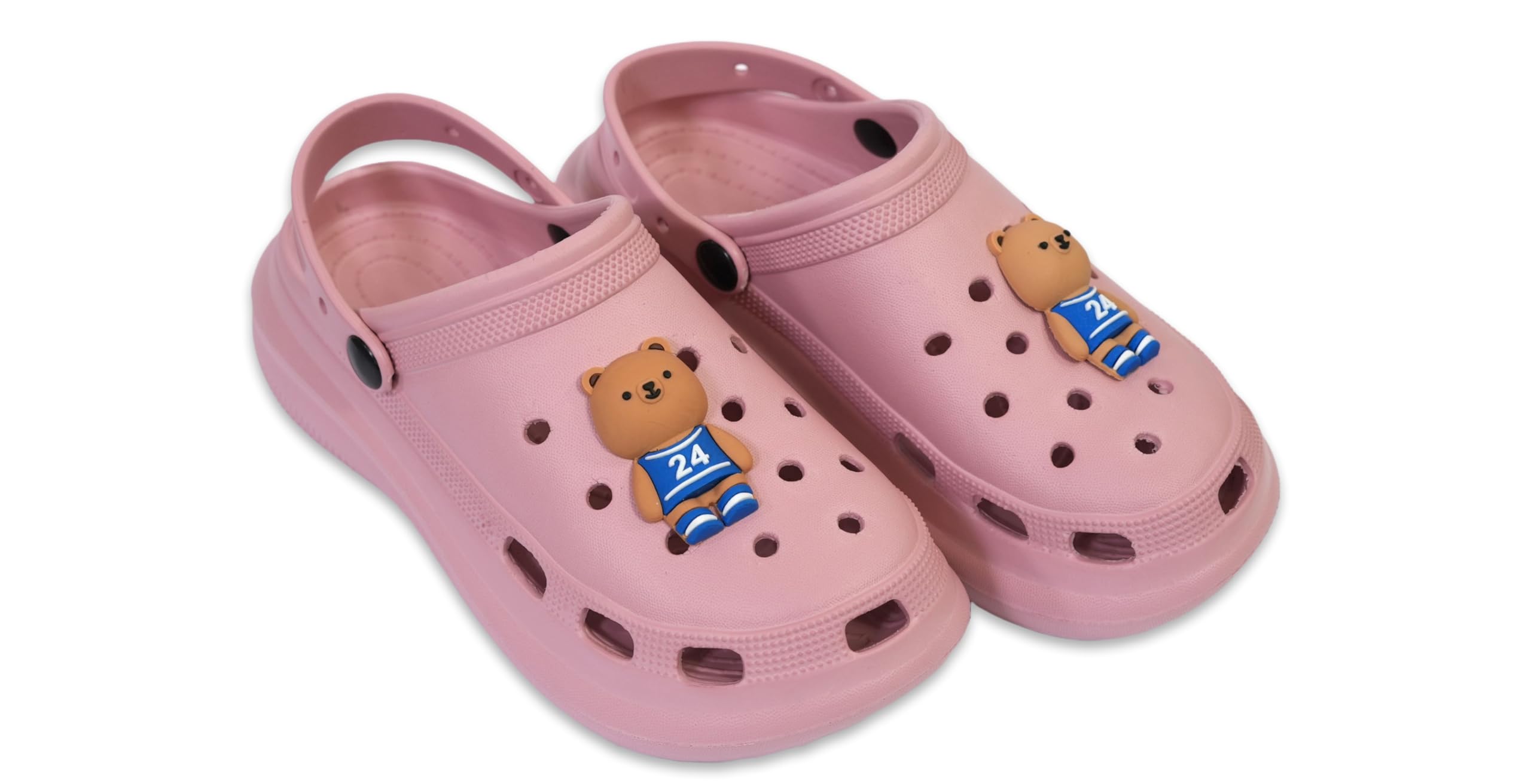 Trending Women's Cute Charms Clogs/Sandals with Adjustable Back Strap for Adults |Classy Look & Comfortable |Anti-Skid & Stylish | Waterproof & Everyday Use Mules/Clogs for Girls/Ladies-image-1