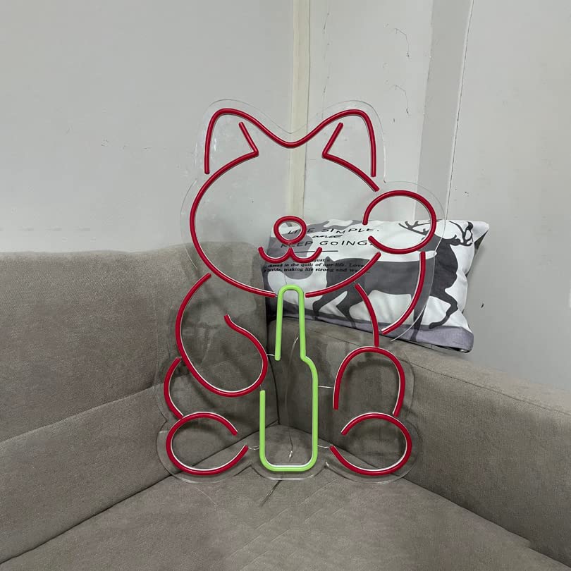 猫 ネオンサイン ライトNEON SIGN ビールバー 装飾壁 インテリア Amazon.co.jp: 猫 ネオンサイン ライト CAT NEON SIGN ビール