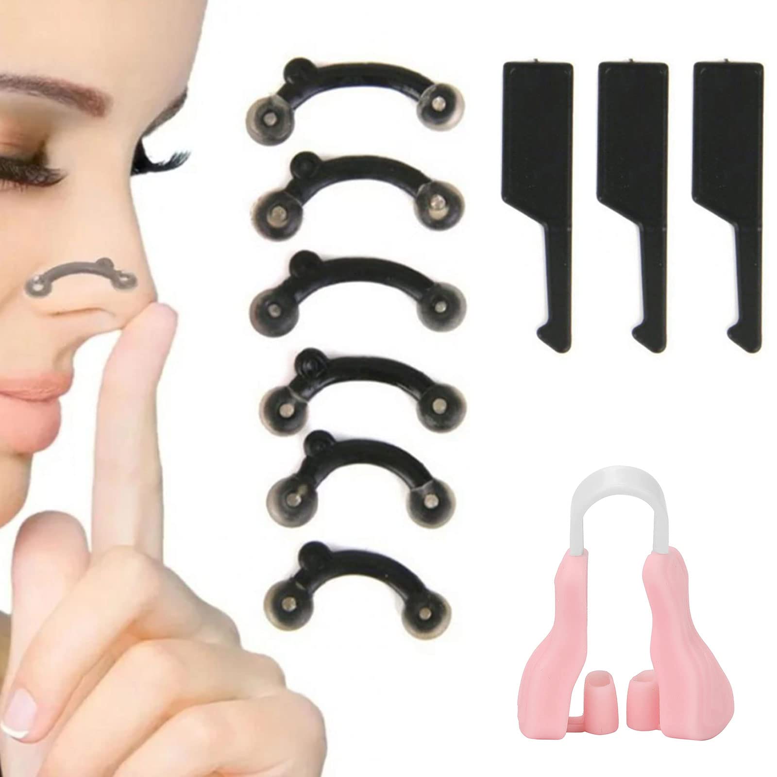 Strumenti Per Il Sollevamento Del Naso,Nose Up Invisible Nose Shaper,Naso Shaper Clip,Clip per Sollevamento del Naso,Nose Up Lifting Clips,Naso Up Lifting Shaping Shaper,Nose Lifters Beauty Clips