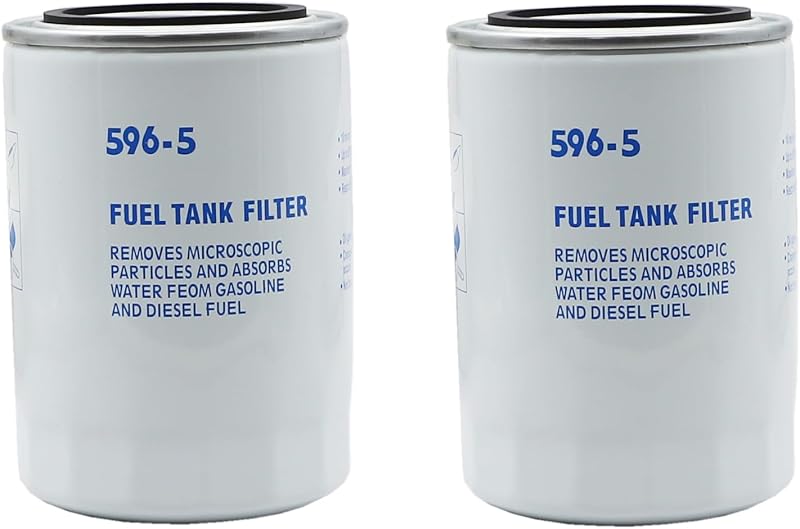 Filtro do tanque de combustível 596-5 ZXTQWX com filtragem de 10 mícrons – 2 unidades