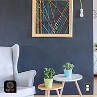 Vista 5 de Sleeklighting - Placa de pared de acero plana, color bronce