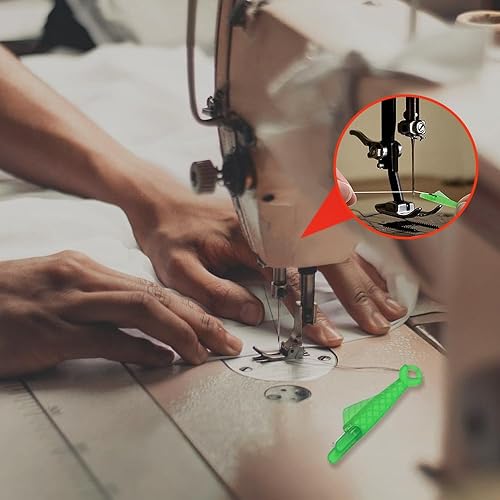 Miniatura 4 de Enhebrador automático de agujas de coser, tipo pescado, para coser a mano, herramientas de enhebrador de agujas para máquina de coser, suministros