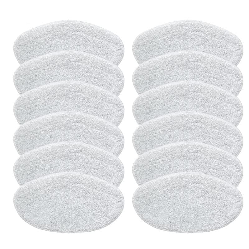 Accesorios Accesorios Mopa Lavable Compatible con Polti Compatible con Kit Compatible con Vaporetto PAEU0332 Aspirador a Vapor Microfibra Mopas Recambio de Piezas (Color : 12pcs)