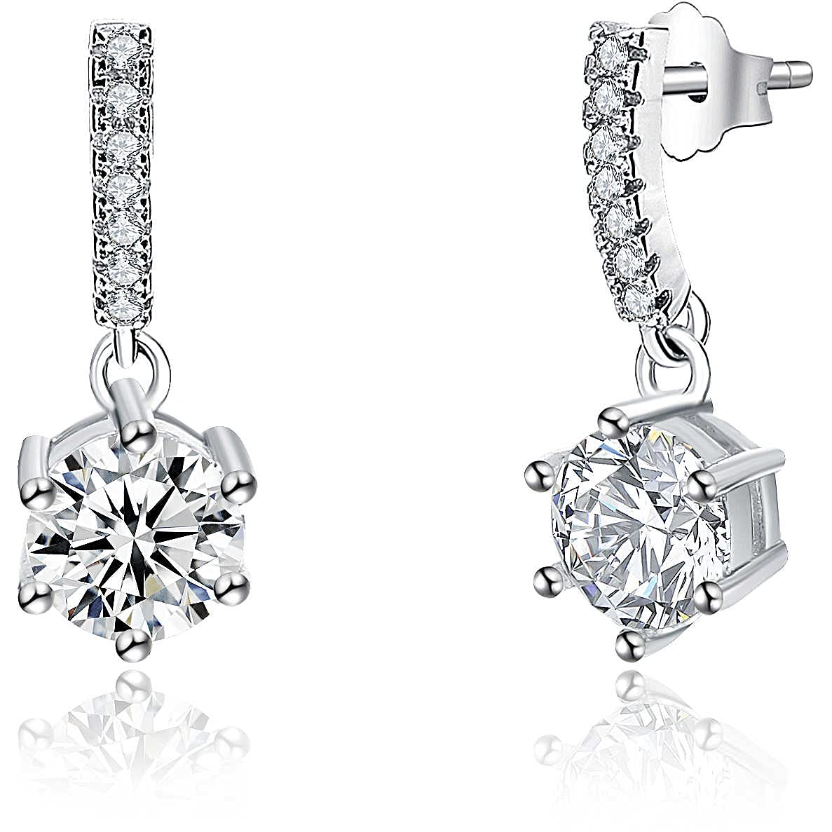 Orecchini donna GioiaPura in Argento 925 - Zirconi
