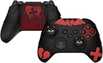 PlayVital Gothic Imp Series Mignon Silicone Skin pour Xbox Series X & S Contrôleur, Housse Silicone anti-dérapante, Hoque Silicone Protective pour contrôleur Xbox Core avec poignées de pouce, Peach Pink