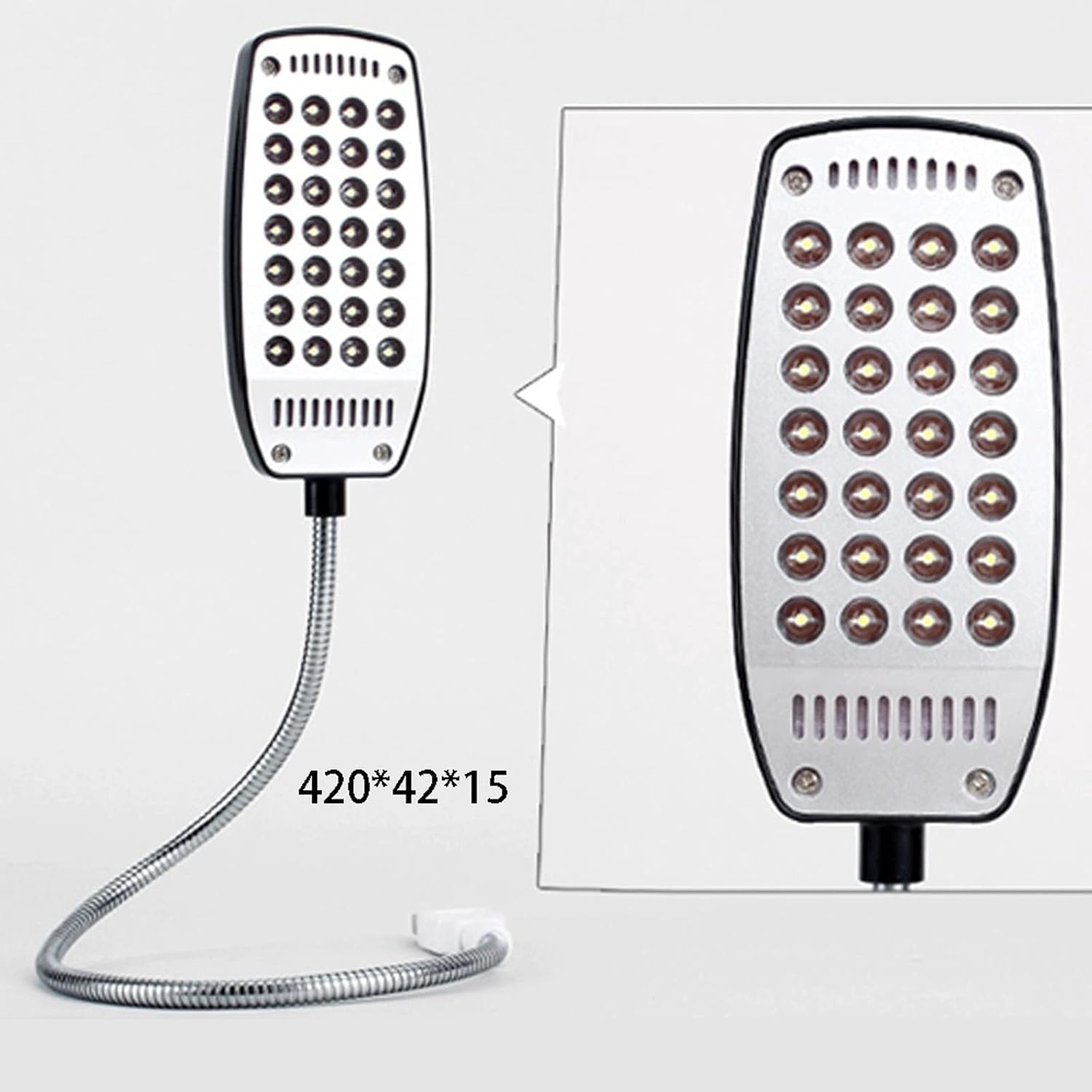 XTYPE New Portable USB Night Light Reading Book 28 LED Desk Lamp Flexible Ultra Bright Table Lamp for Laptop Notebook PC Computer