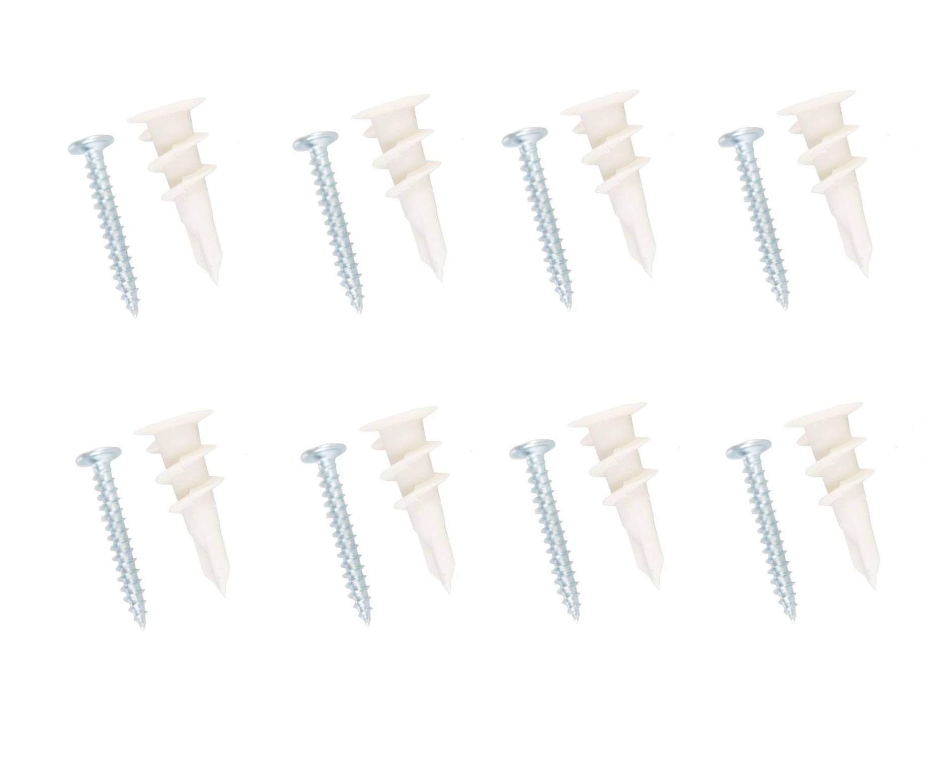 Lazer Electrics Nylon Plasterboard Anchors Redi Driva With Screws 20Pk 38Mm X 13Mm
