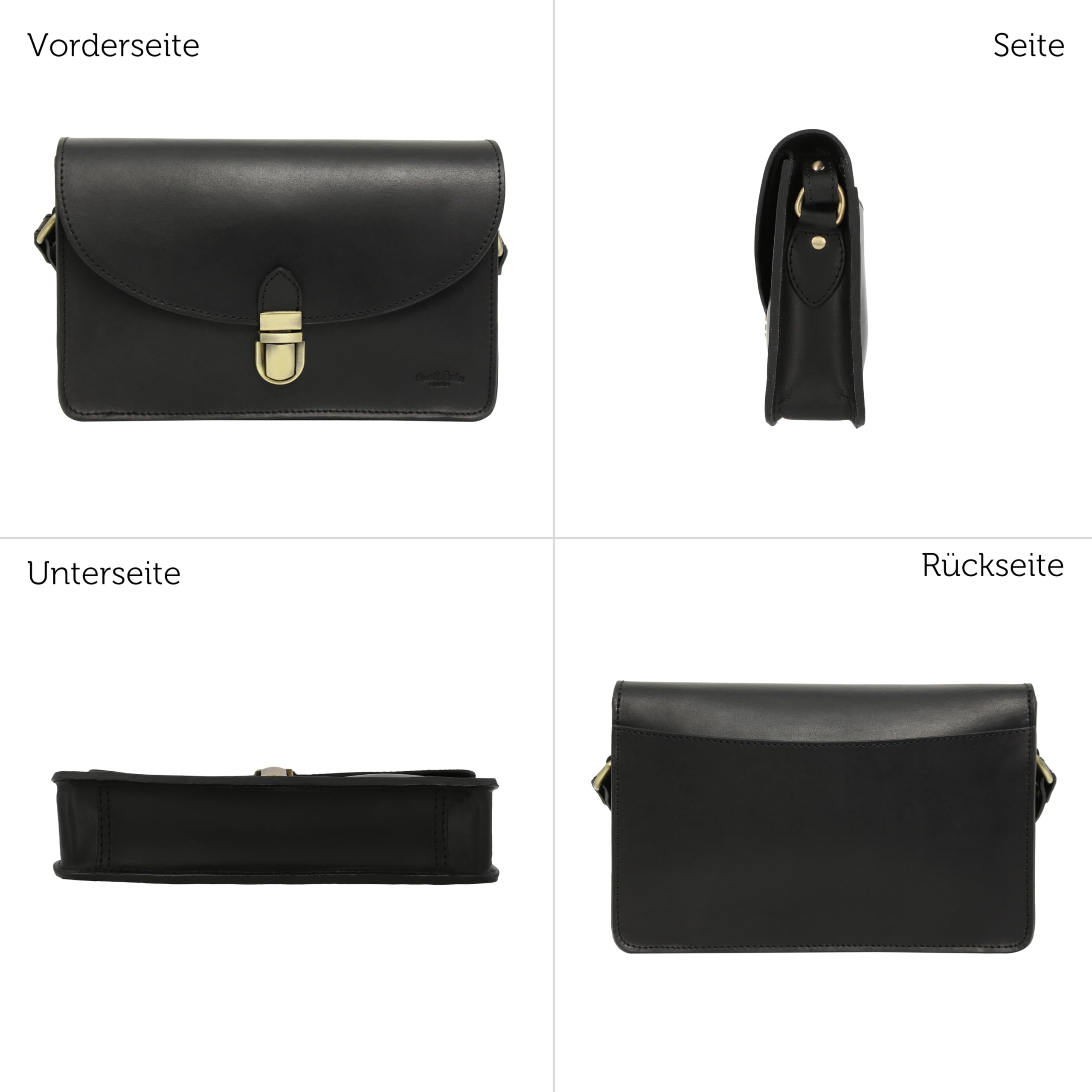 Gusti Handtasche Leder - Zoey Damen Handtasche Umhängetasche Ledertasche Leder