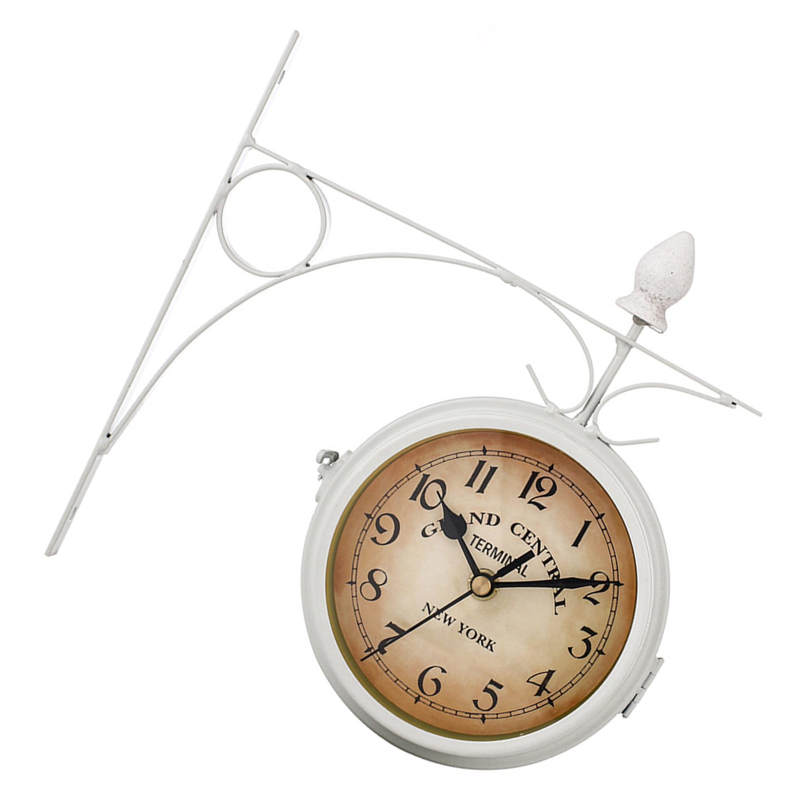 Horloges à suspendre double face style antique, idée cadeau idéale pour crémaillère