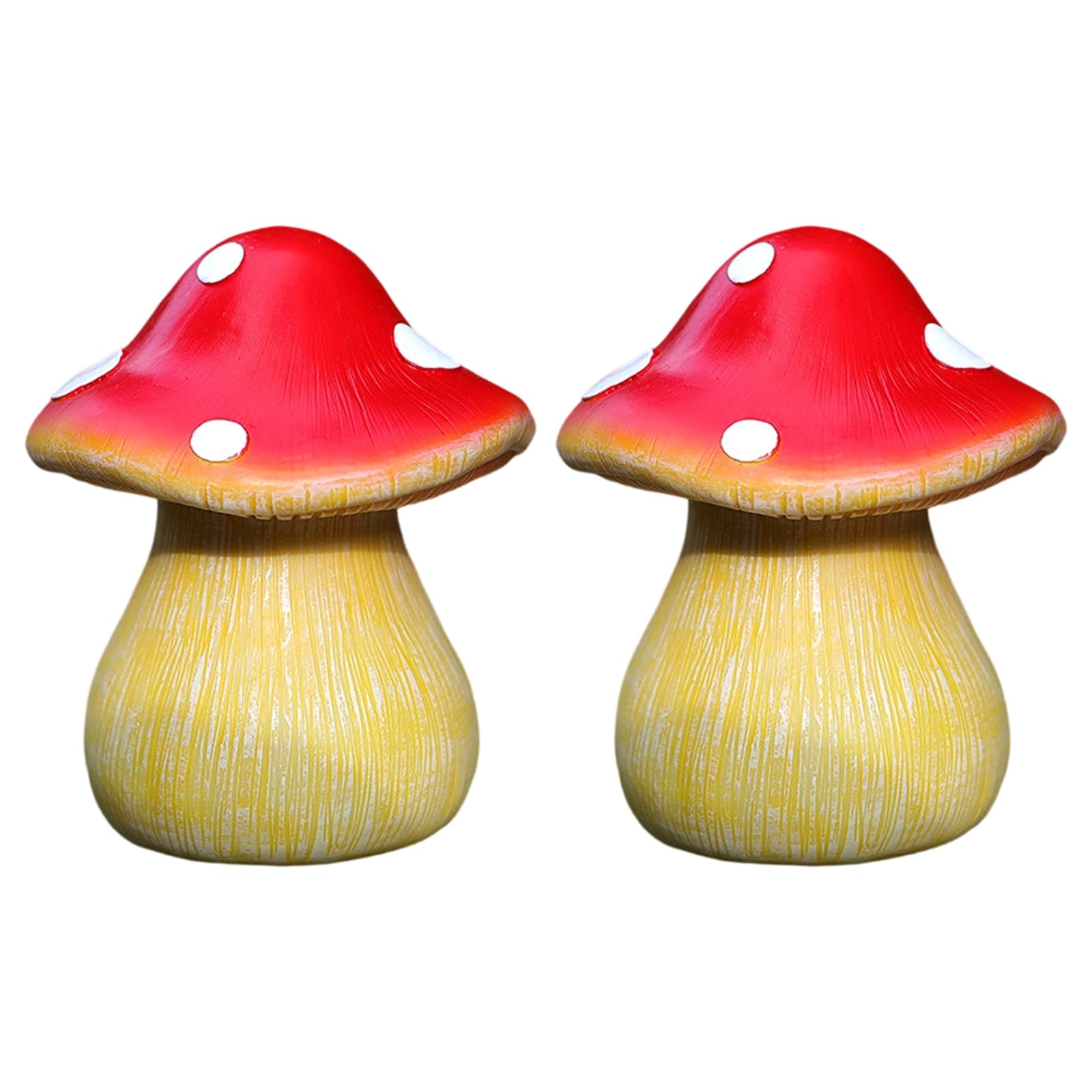 Kalttoy Resin Mushroom Hider Outdoor Hiddens Holder, Decorative Garden Statue Secret Hiding Spots for Spare Keys Gift Spare Holder for Outside