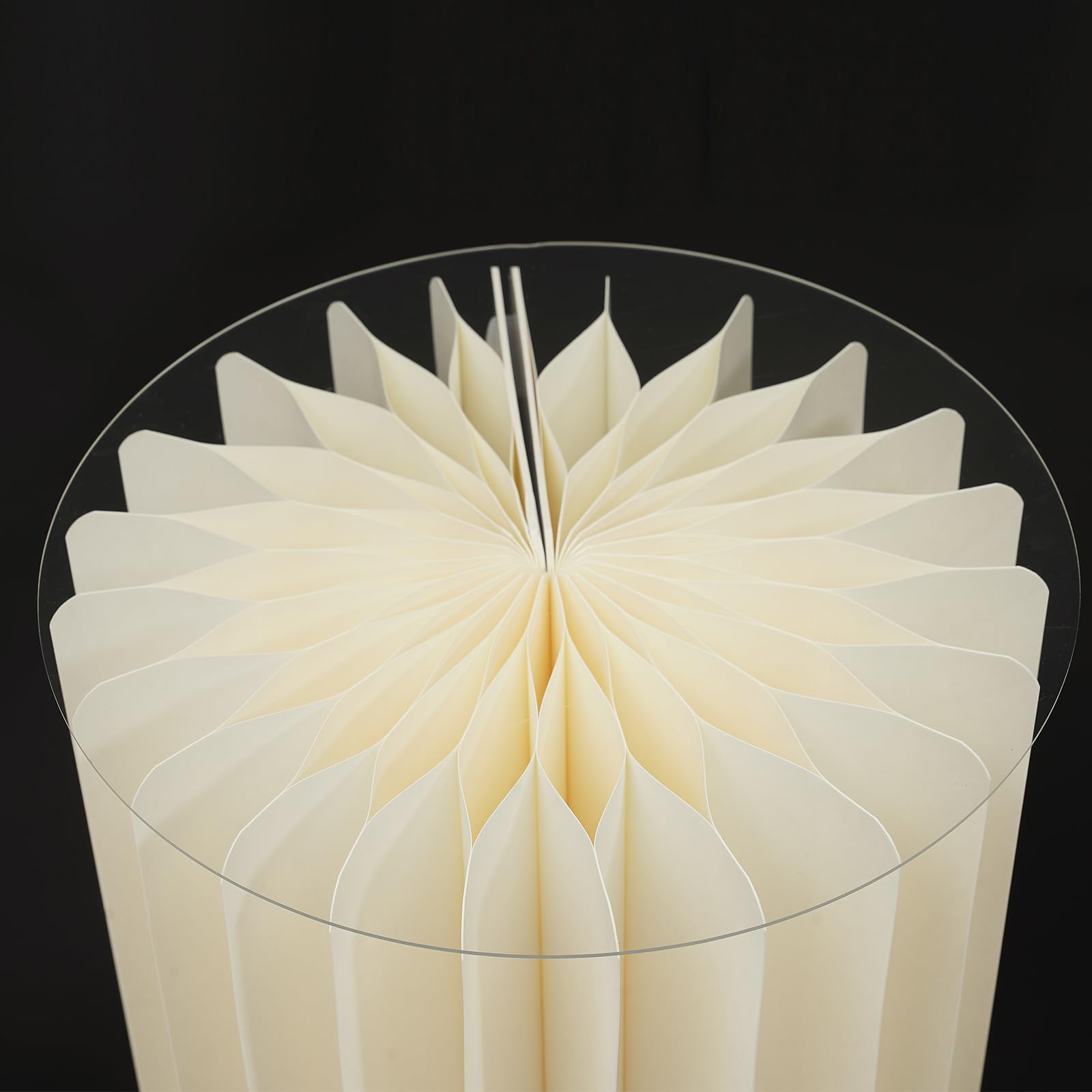 Espositore pieghevole in cartone, set da 4 pezzi, con piastre in PVC per matrimoni, feste e decorazioni (40 cm, 60 cm, 80 cm, 100 cm)
