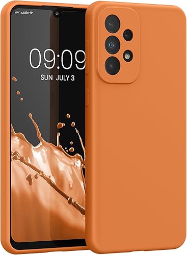 Miniatura 176 de kwmobile Funda Compatible con Samsung Galaxy A52 / A52 5G / A52s 5G - Cubierta de Teléfono de Silicona TPU con Acabado Suave - Macchiato
