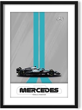 KARTPOST3R Formula F1 Tablo Poster No0027  er evesiz