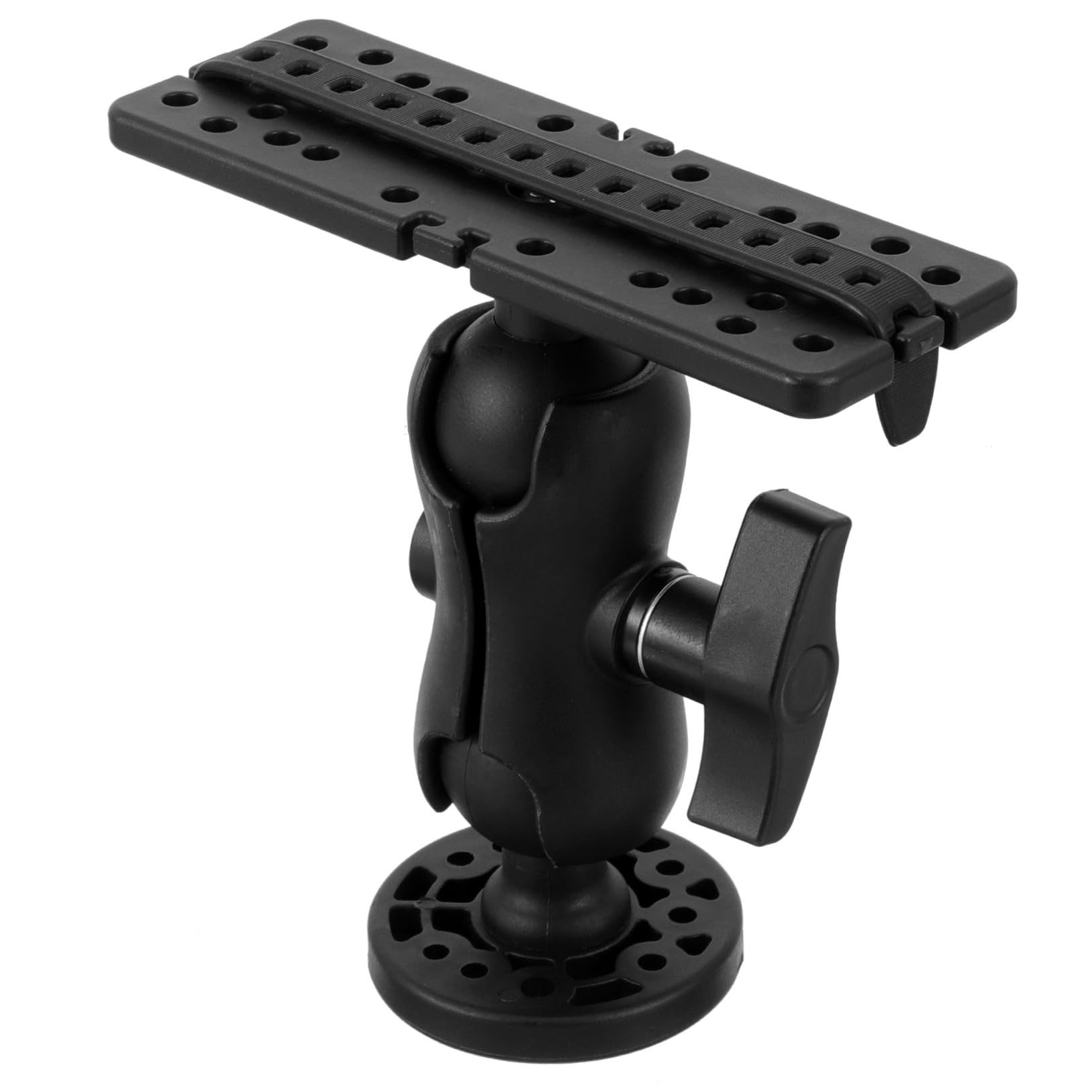 Sondeur de pêche : support pivotant aluminium et fixation robuste kayak - 8