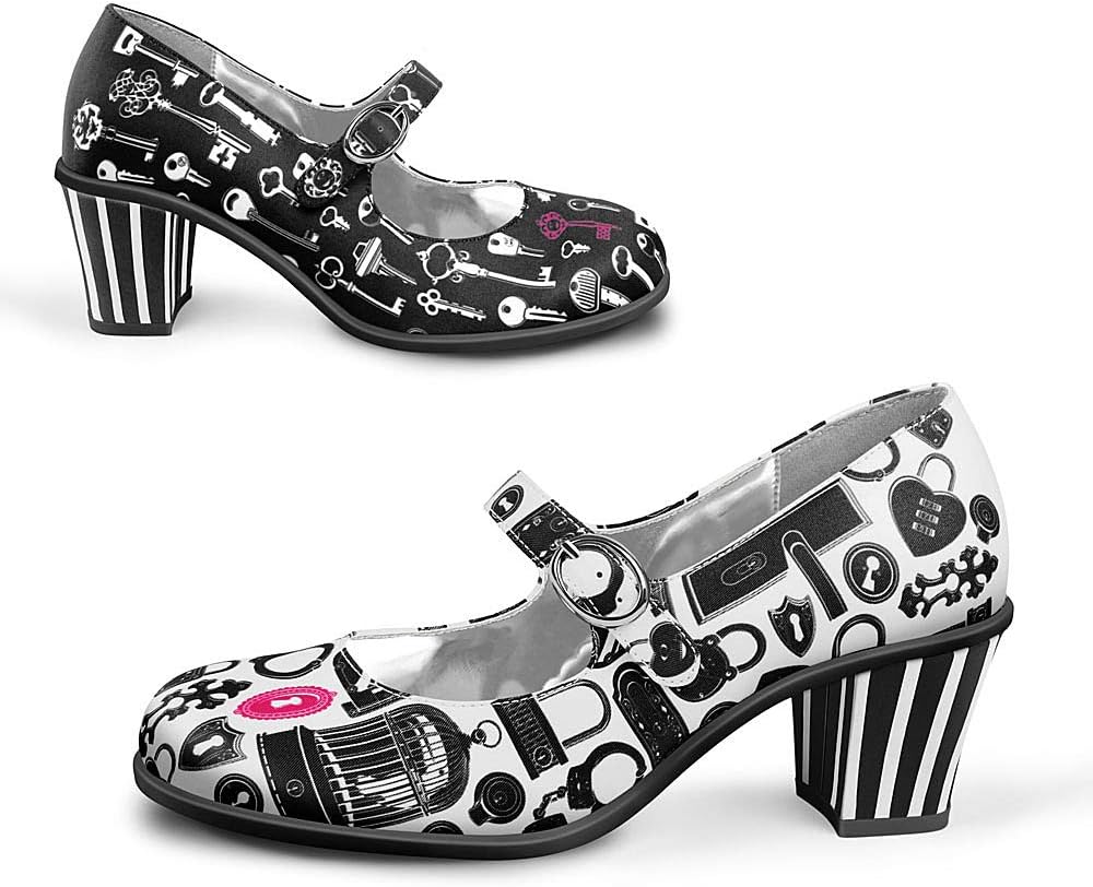 Hot Chocolate Design Women’s Mary Jane Heels – Block-Heel Dress Shoe - Image 3