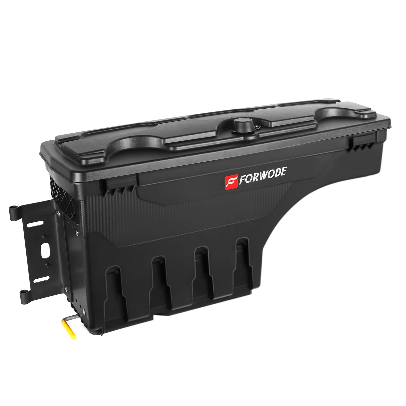 Truck Bed Storage Box Fits 2015-2024 Ford F-150 Driver Side Lockable Truck Tool Box with Password Padlock