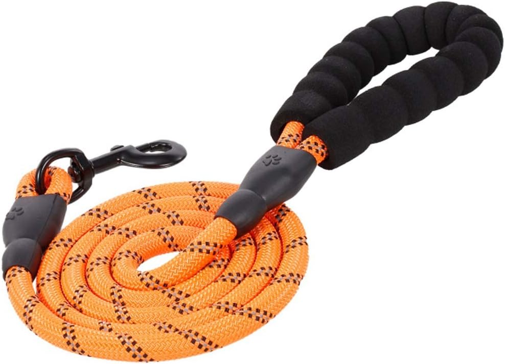 Reflective Dog Leash Dog Rope with Padded Handle 150cm for Small Medium Large Dogs (Green)