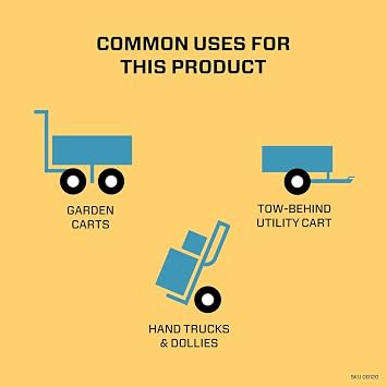 Marathon 2.80/2.50-4 Pneumatic (Air Filled) Hand Truck / Utility Cart Tire and Inner Tube