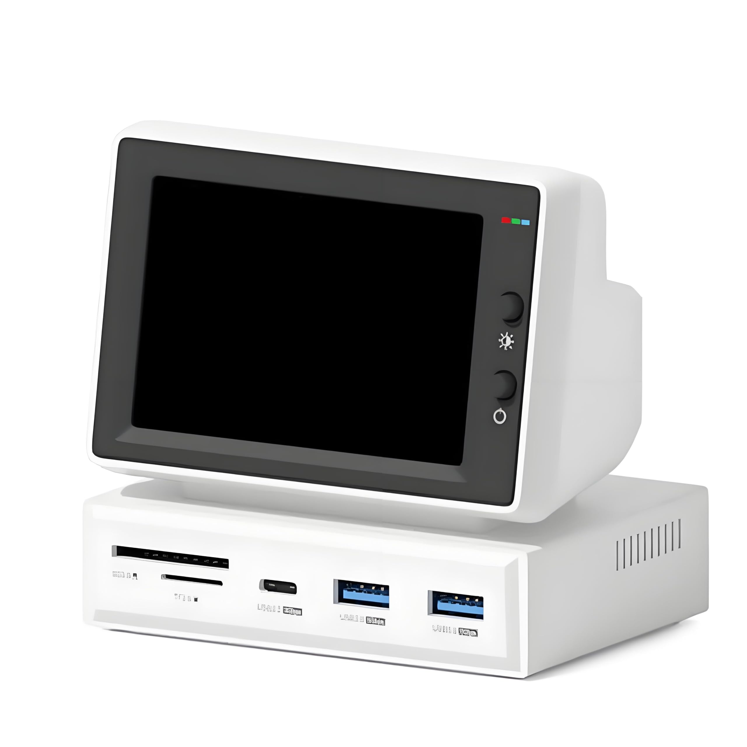 Stacja dokująca 3,5 cala, mini ekran USB, z procesorem, pamięcią RAM, HDD i portami zasilania 5 V/2 A, do udostępniania urządzeń USB