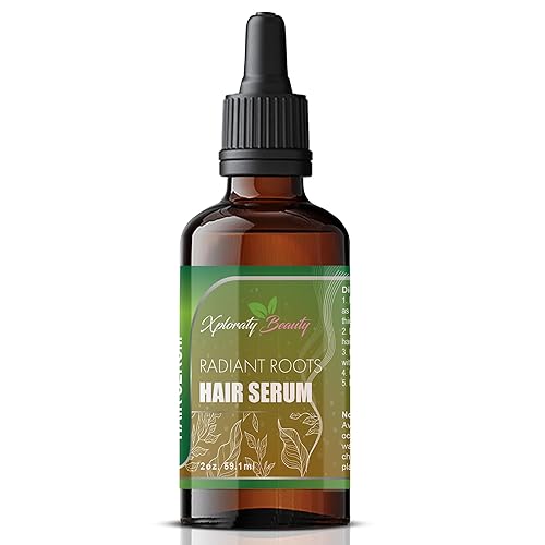 Aceite para el crecimiento del cabello, suero para el crecimiento del cabello con aceite de ricino orgánico, aceite de romero y polvo de chebe para