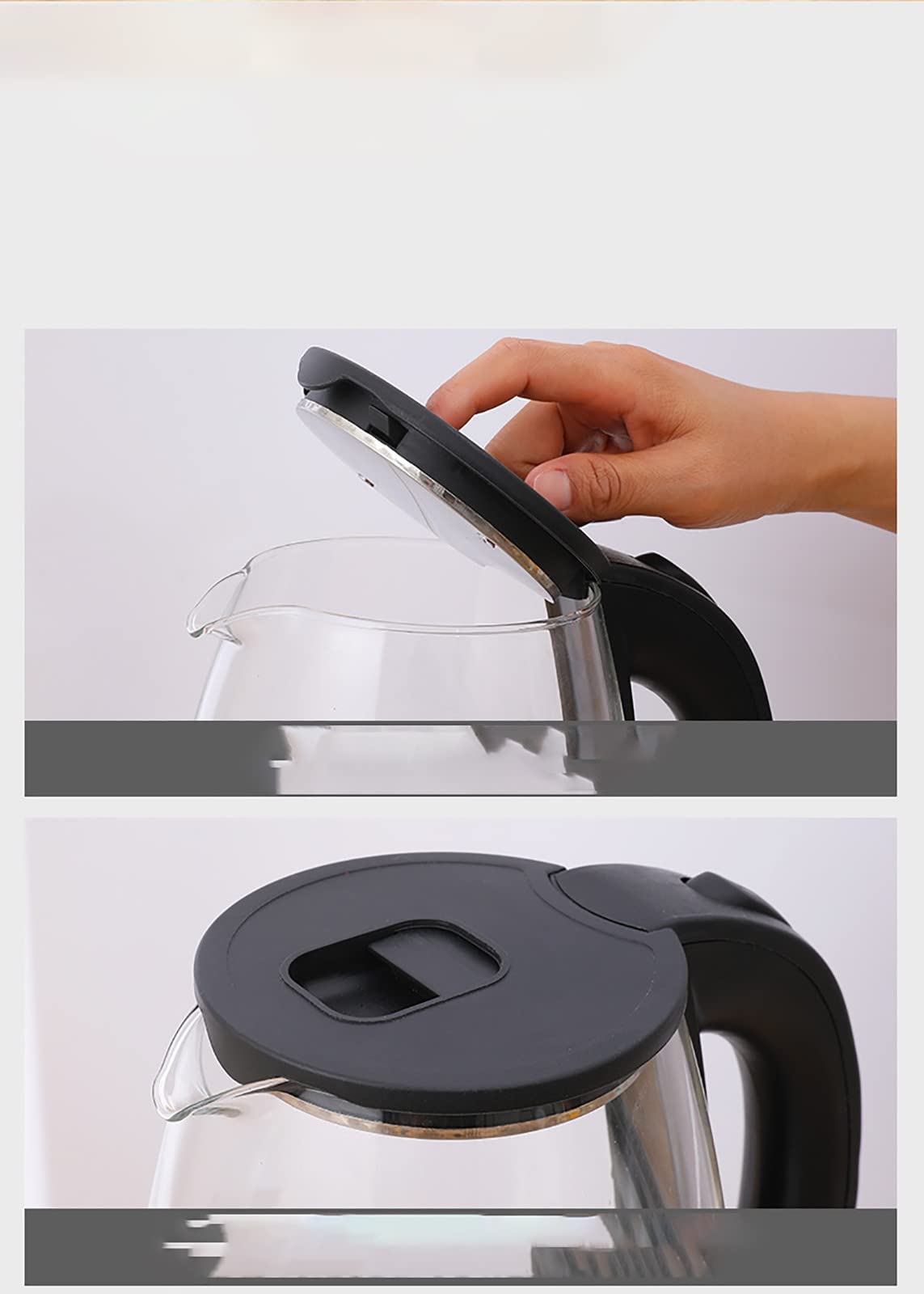 Hervidor Eléctrico De 2 Litros Hervidor Eléctrico Inteligente Para Preparar Té Y Café Control De Temperatura Caliente Función De Hervido En Seco A,A