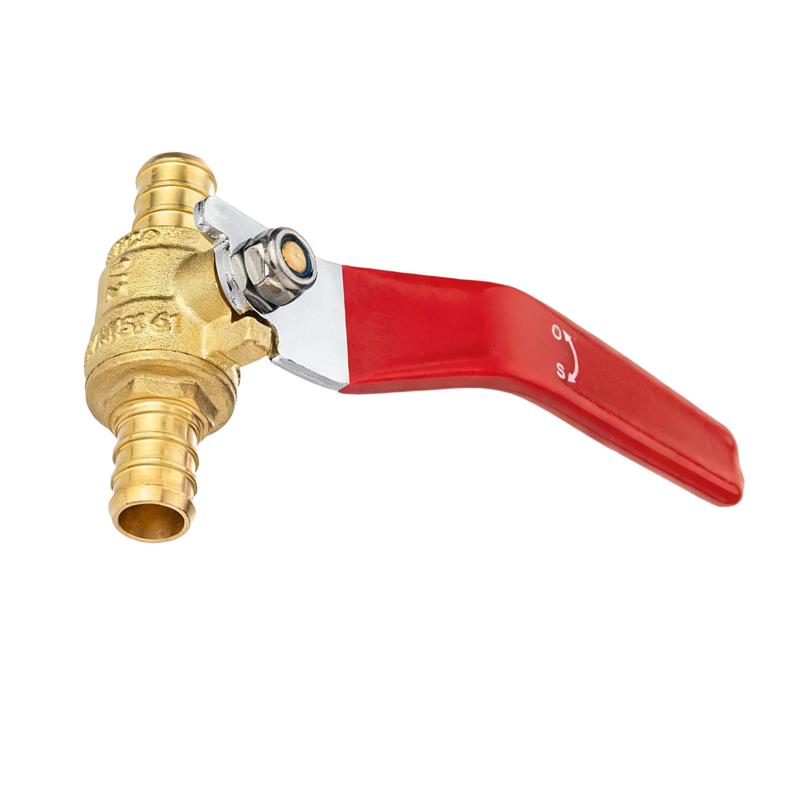 Elnwnnkc A. Copper Water Oil Air Fuels Line Shut Off Ball Valves Pipe Fittings Leakproof Precisions Flows Control Valves Enduring Leakproof Fitting