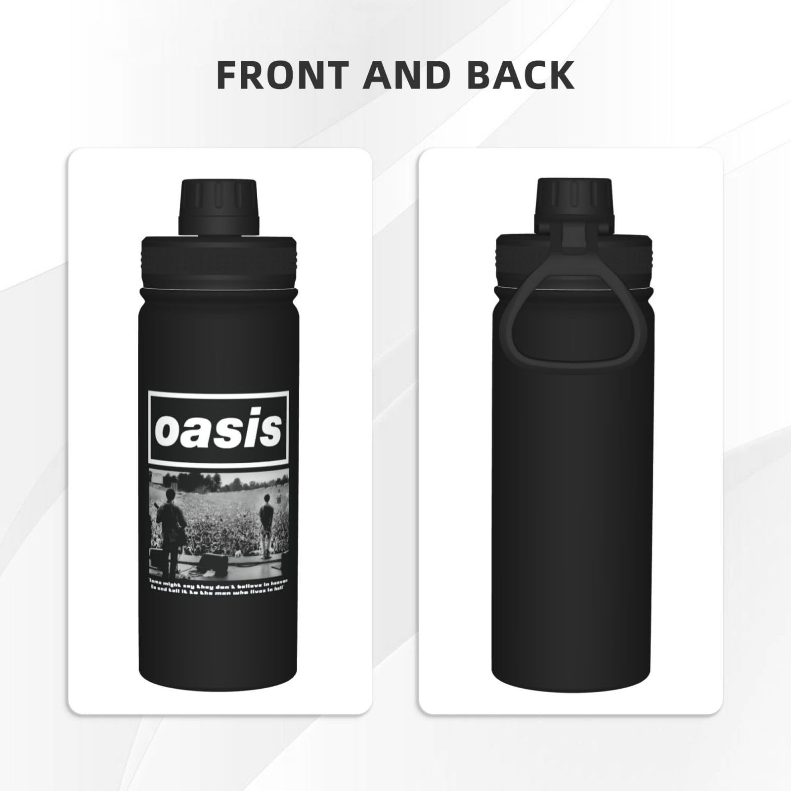 Amazon｜水筒 オアシス Oasis バンド スポーツボトル 直飲み 保温保冷