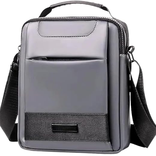 Bolsa De Ombro Impermeável Transversal Shoulder Bag Unissex Necessaire Tiracolo Pochete Espaçosa Emborrachado Bolsos Divisões Dynamart Unissex 5 Compartimentos Alça Regulável